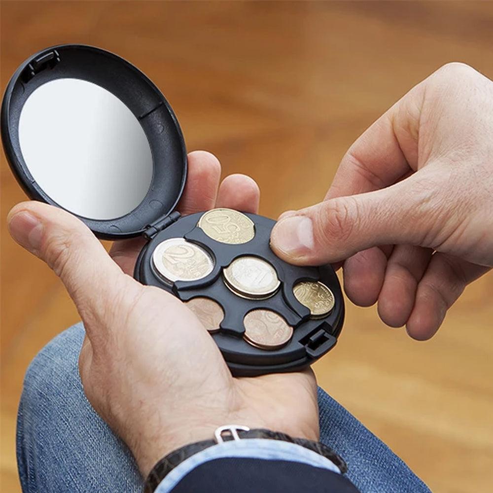 Distributeur de pièces en alliage d'aluminium - 12 couleurs - Stockmania