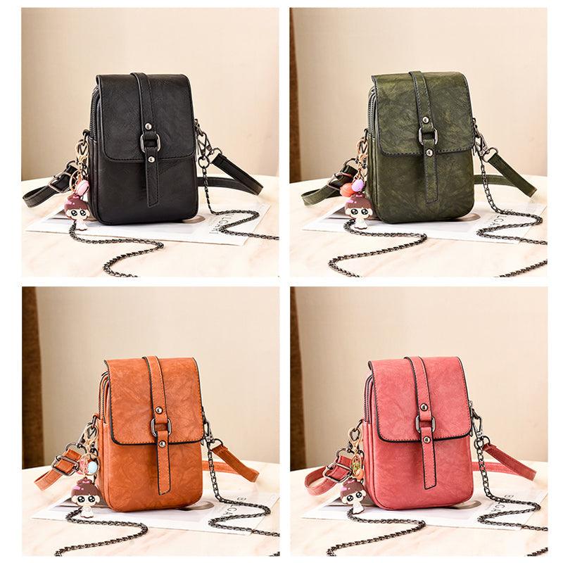 Sac à Bandoulière Carré en PU pour Téléphone Portable - Stockmania