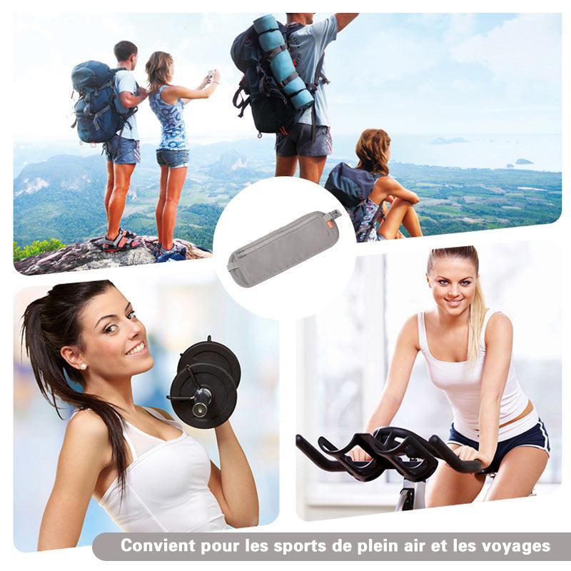Pochette de Ceinture de Voyage Invisible - Stockmania
