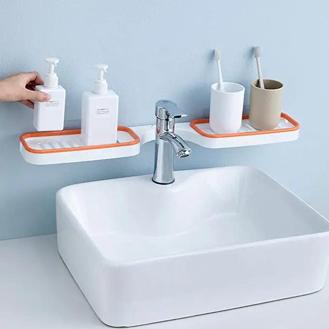 Étagère d'angle rotative de salle de bain - Stockmania