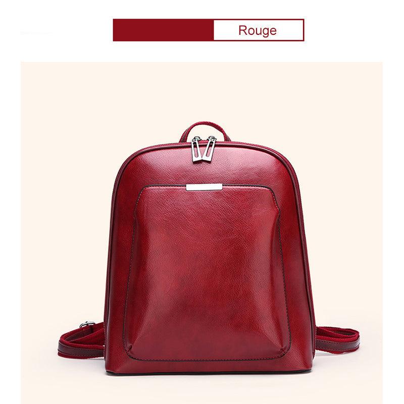 Vintage Sac à Dos en Cuir à Mode - Stockmania