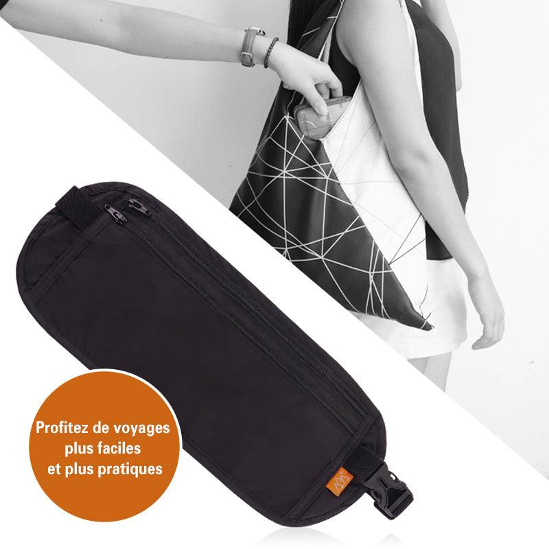 Pochette de Ceinture de Voyage Invisible - Stockmania