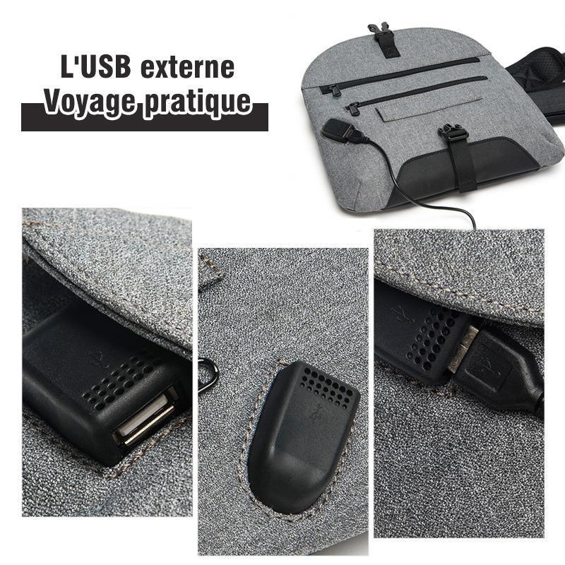 Sac à Bandoulière Rectangle Multifonctionnel - Stockmania