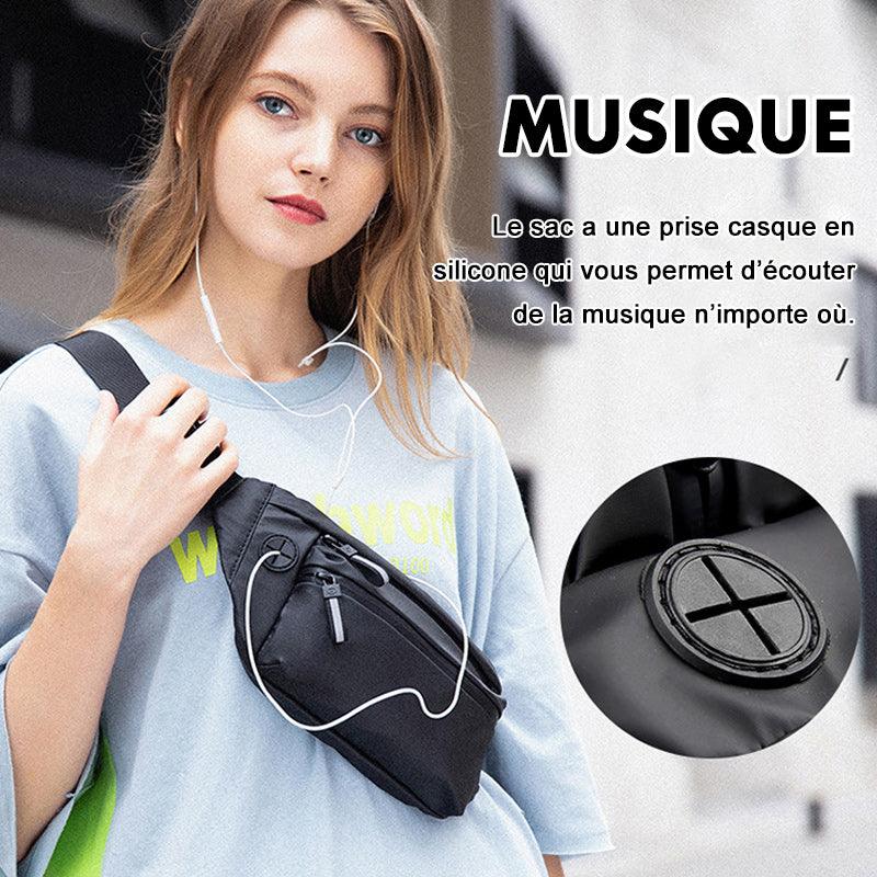 Sac à la Taille Ceinture Étanche Réglable - Stockmania