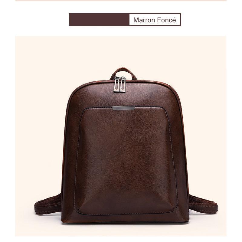 Vintage Sac à Dos en Cuir à Mode - Stockmania