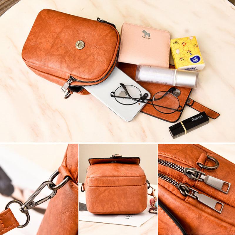 Sac à Bandoulière Carré en PU pour Téléphone Portable - Stockmania