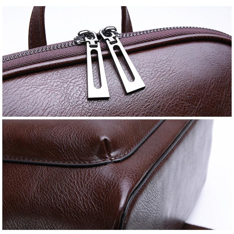 Vintage Sac à Dos en Cuir à Mode - Stockmania