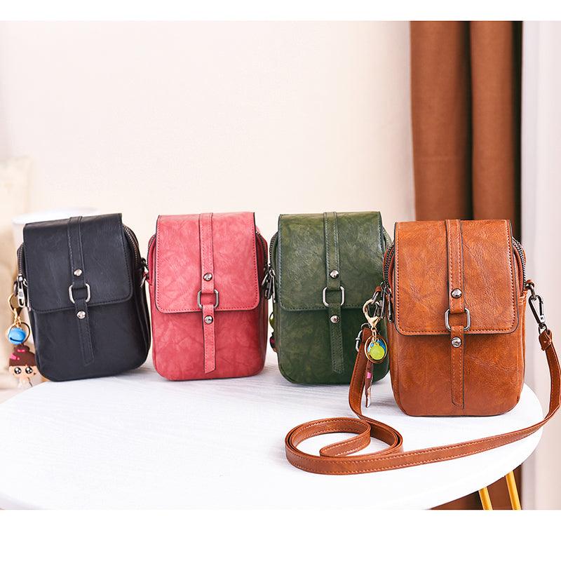 Sac à Bandoulière Carré en PU pour Téléphone Portable - Stockmania