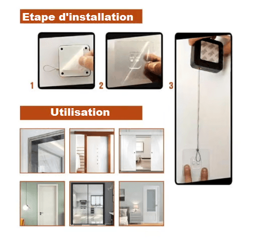 2x Ferme-porte automatique - Stockmania