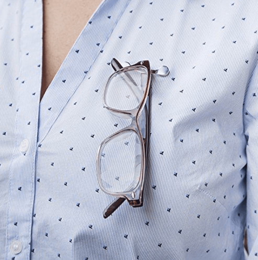 Lot de 4 portes lunettes magnétiques - Stockmania