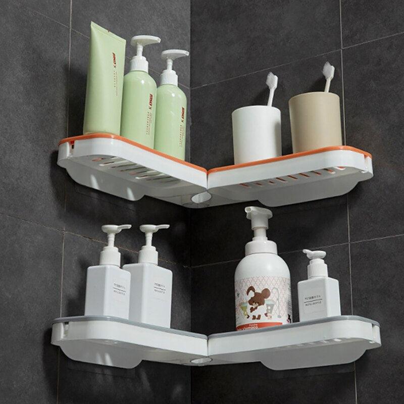 Étagère d'angle rotative de salle de bain - Stockmania