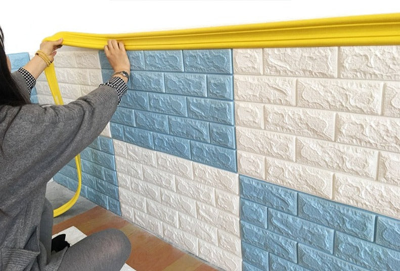 Bande de bordure murale 3D autocollante