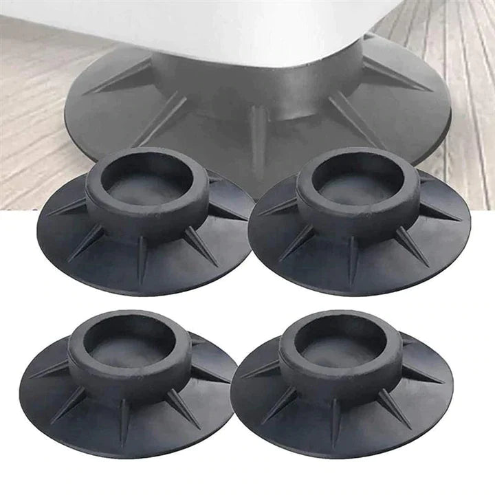 4x Coussins anti-vibrations pour machine à laver