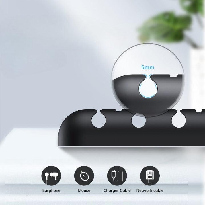 Lot de 2 organisateurs de câbles