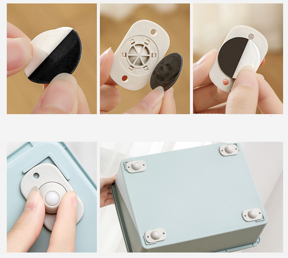 Roulettes autoadhésives 360°