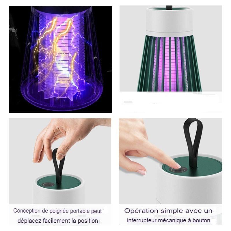 Lampe anti-moustiques portable