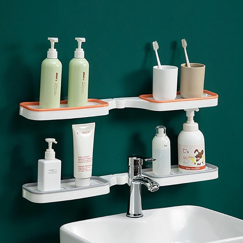 Étagère d'angle rotative de salle de bain - Stockmania
