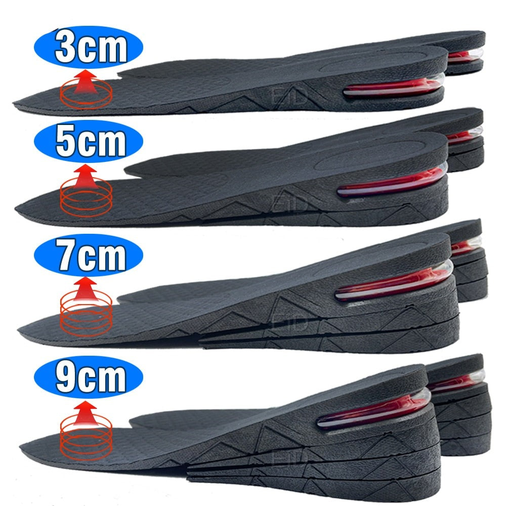 Semelles grandissantes à talonnette réglables