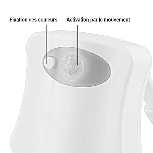 Lampe de cuvette multicolore et intelligente