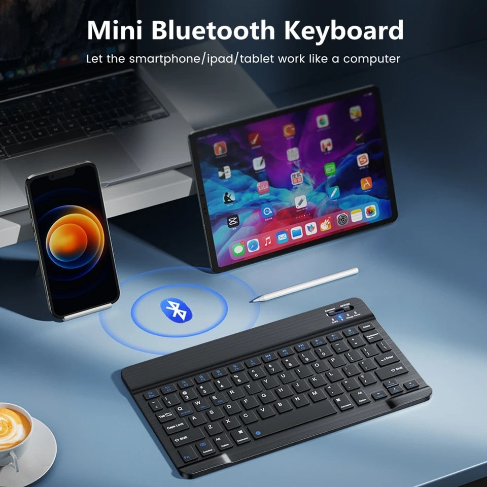 Mini Clavier et souris sans fil Bluetooth