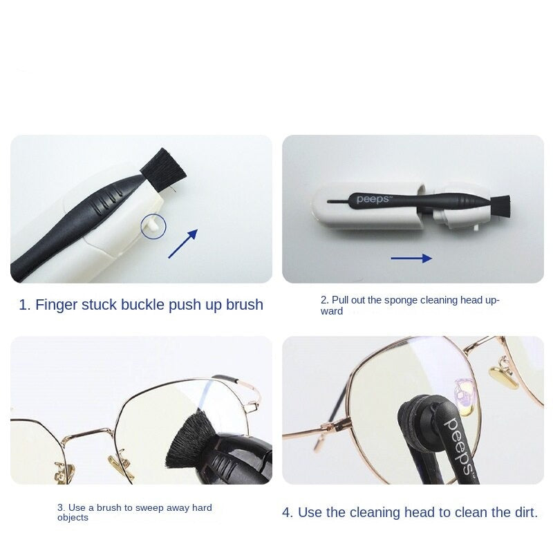 Mini nettoyeur de lunettes magique