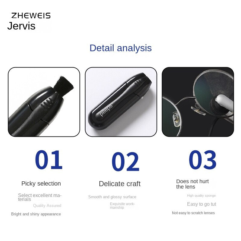 Mini nettoyeur de lunettes magique