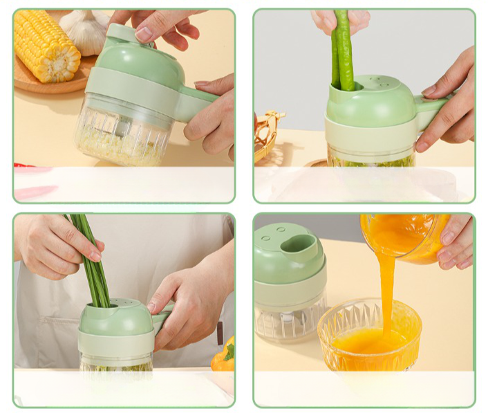 Mini hachoir USB 4 en 1