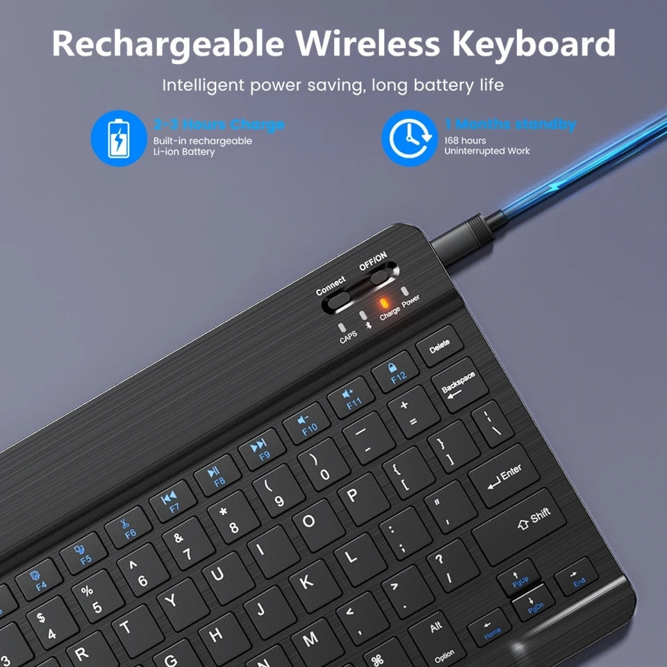 Mini Clavier et souris sans fil Bluetooth