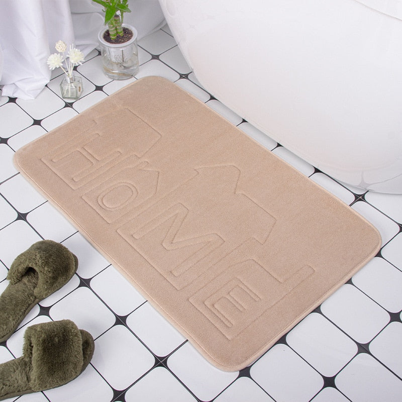 Tapis de bain pavé ultra absorbant