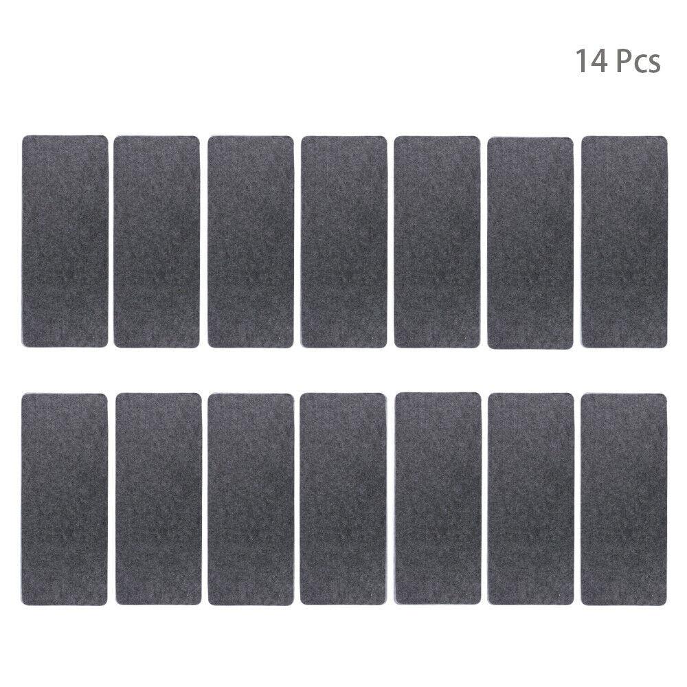 14x Tapis de sol antidérapants pour escaliers - Stockmania