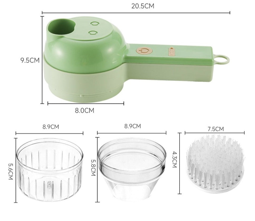 Mini hachoir USB 4 en 1