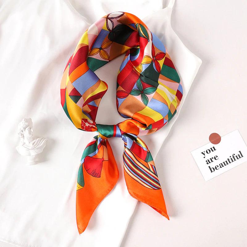 Foulard en soie - Différents imprimés - Stockmania
