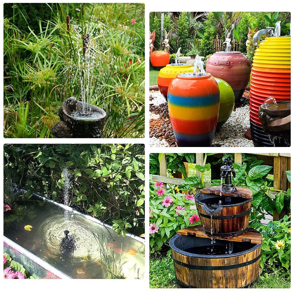 Fontaine solaire - panneau indépendant - Stockmania