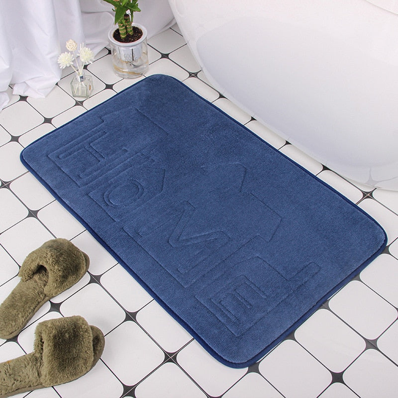 Tapis de bain pavé ultra absorbant