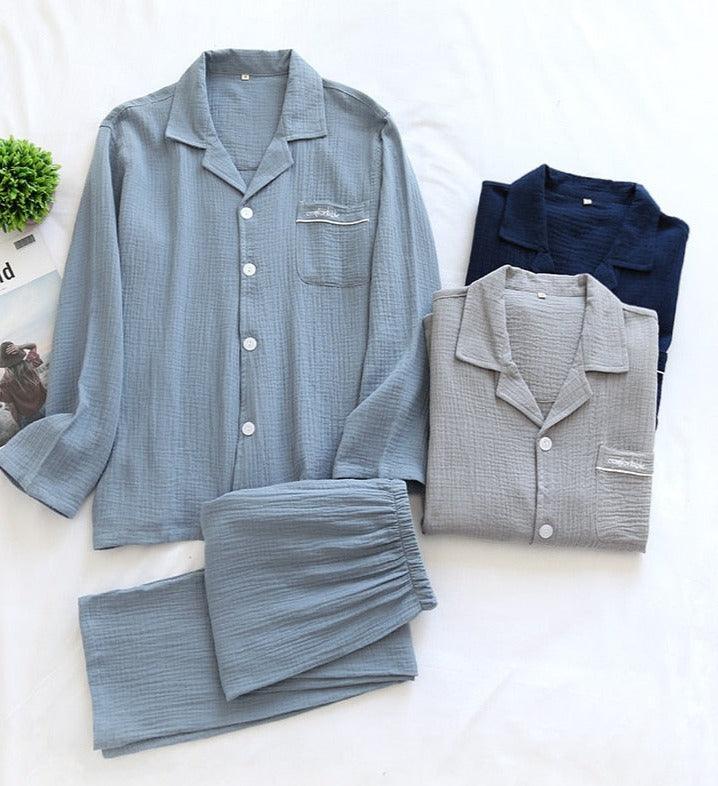 Pyjama japonais en gaze de coton - Stockmania