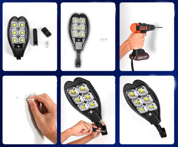 Applique murale LED solaire avec système PIR - Stockmania