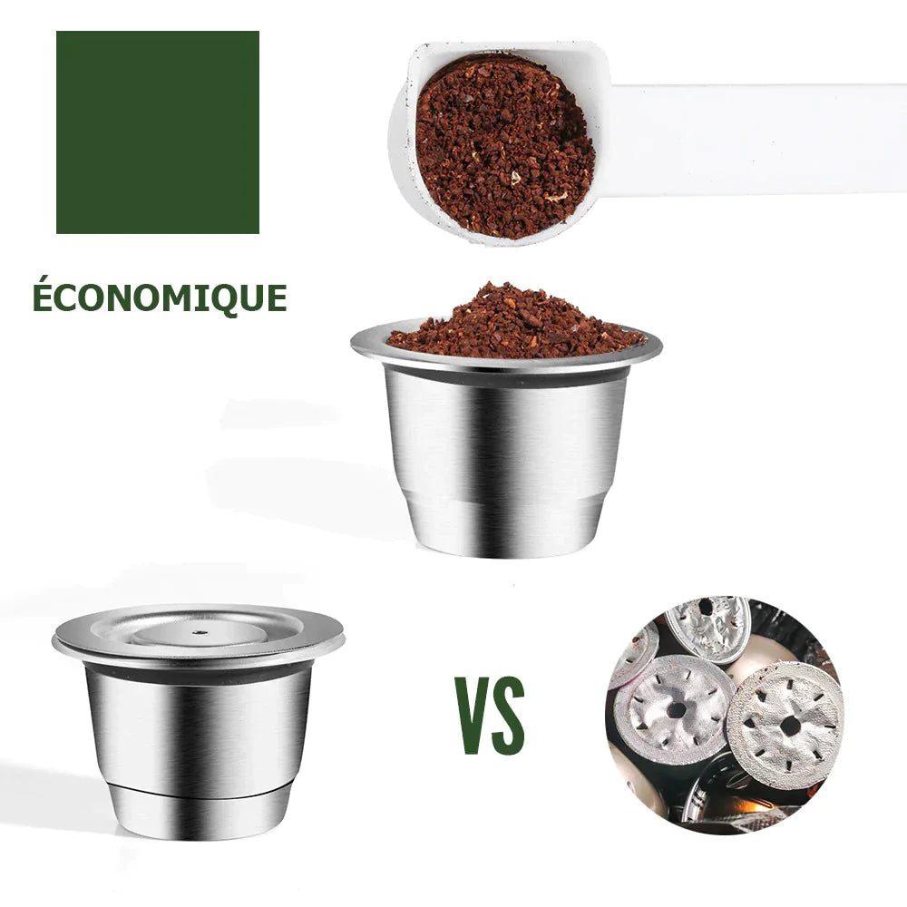 2x Capsules de café réutilisables - Stockmania