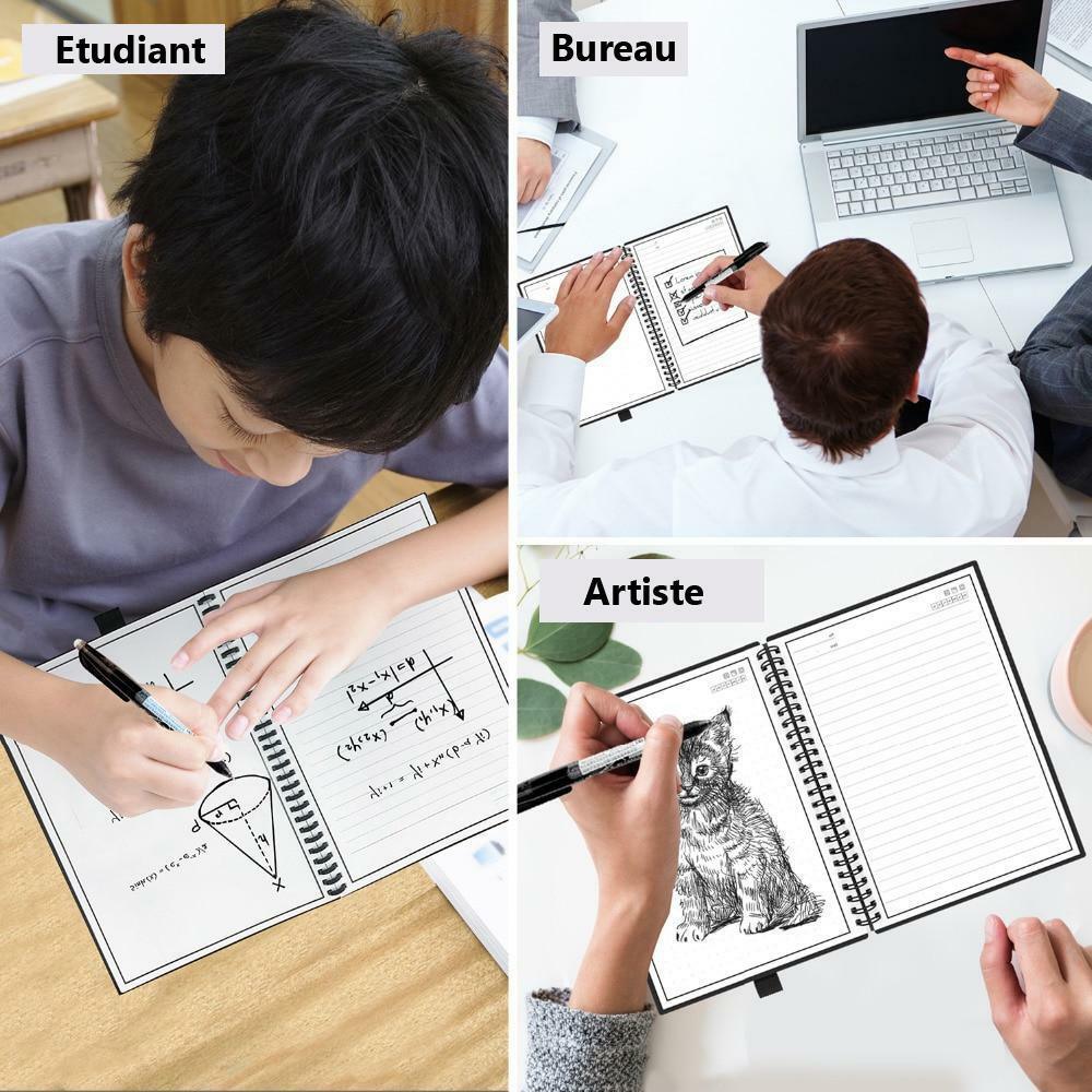 Cahier de notes réutilisable - Stockmania