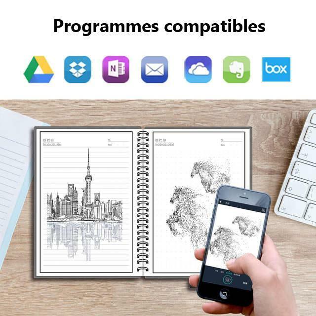 Cahier de notes réutilisable - Stockmania