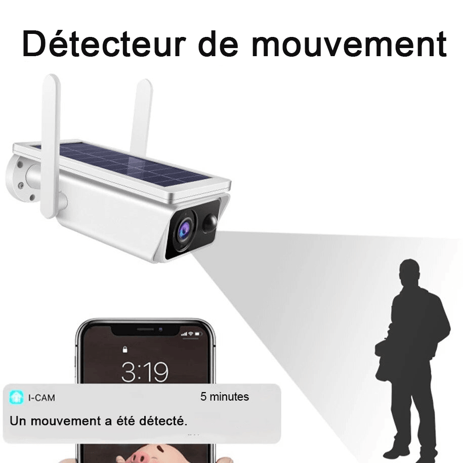 Caméra solaire nouvelle génération - Stockmania