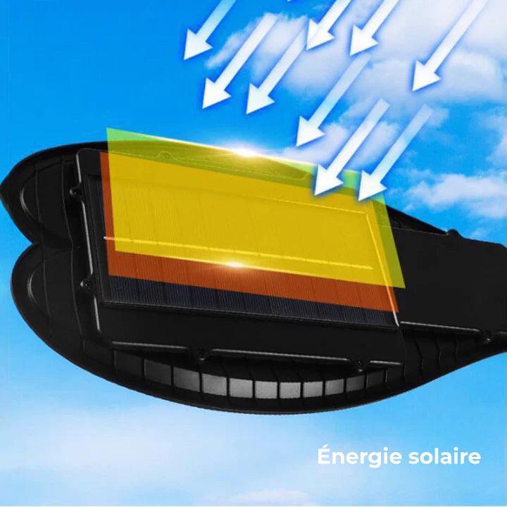 Applique murale LED solaire avec système PIR - Stockmania
