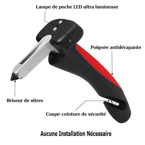 Poignée multifonctionnelle sortie facile pour voiture - Stockmania