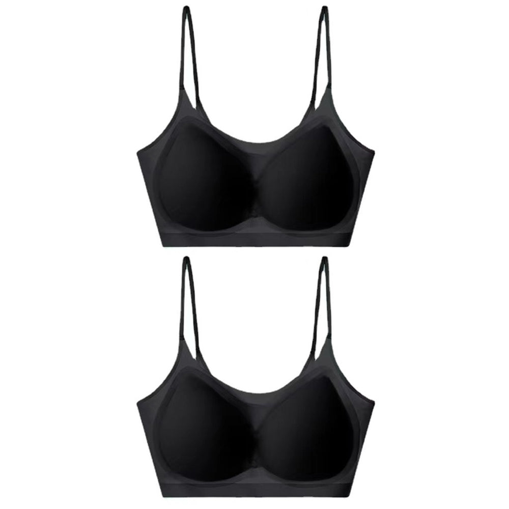 Bralette sans coutures en soie glacée confortable - 1+1 OFFERT