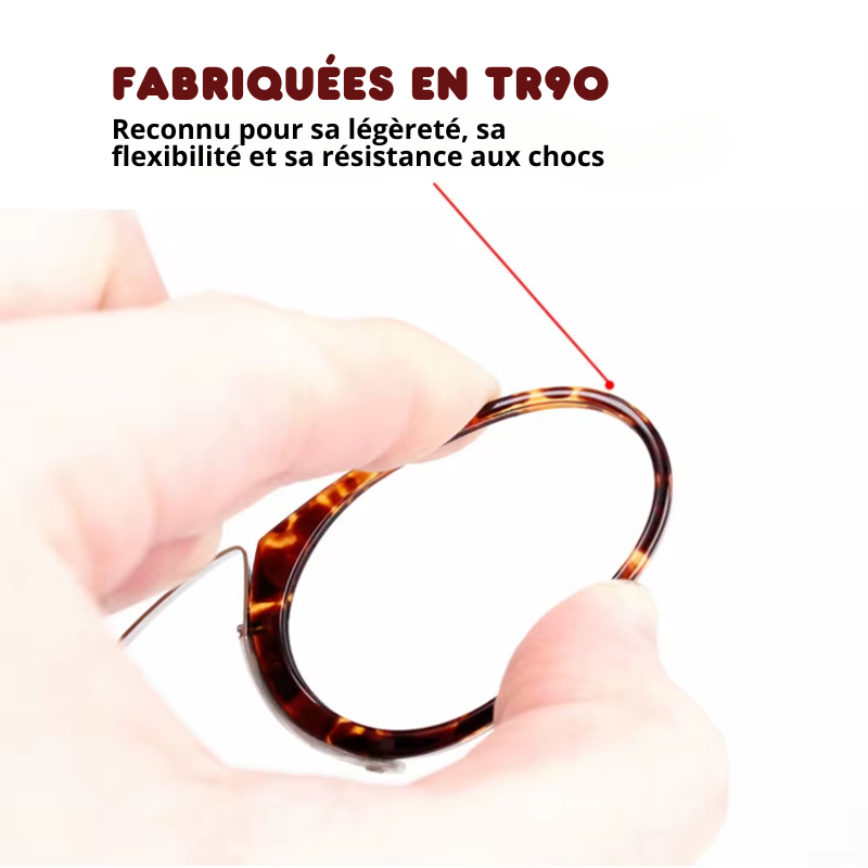 Lunettes de Vue SLIM Sans Branches Pince-Nez - Étui OFFERT