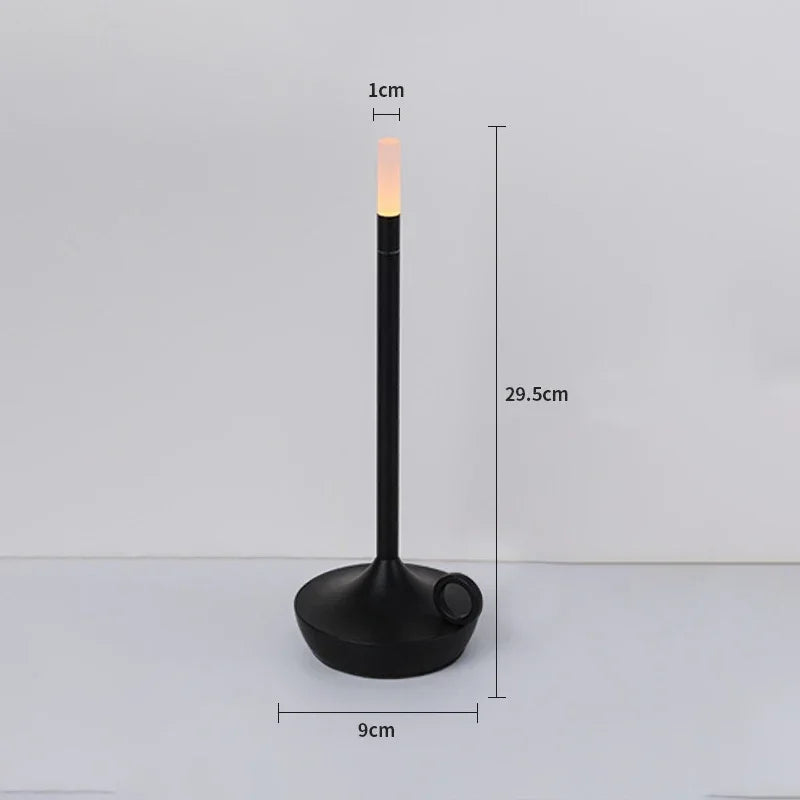 Bougie Cierge LED USB Tactile à Intensité Réglable