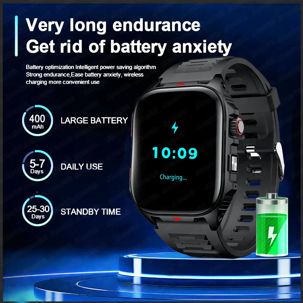 Montre Connectée Étanche avec Lampe LED Intégrée + Bracelet OFFERT