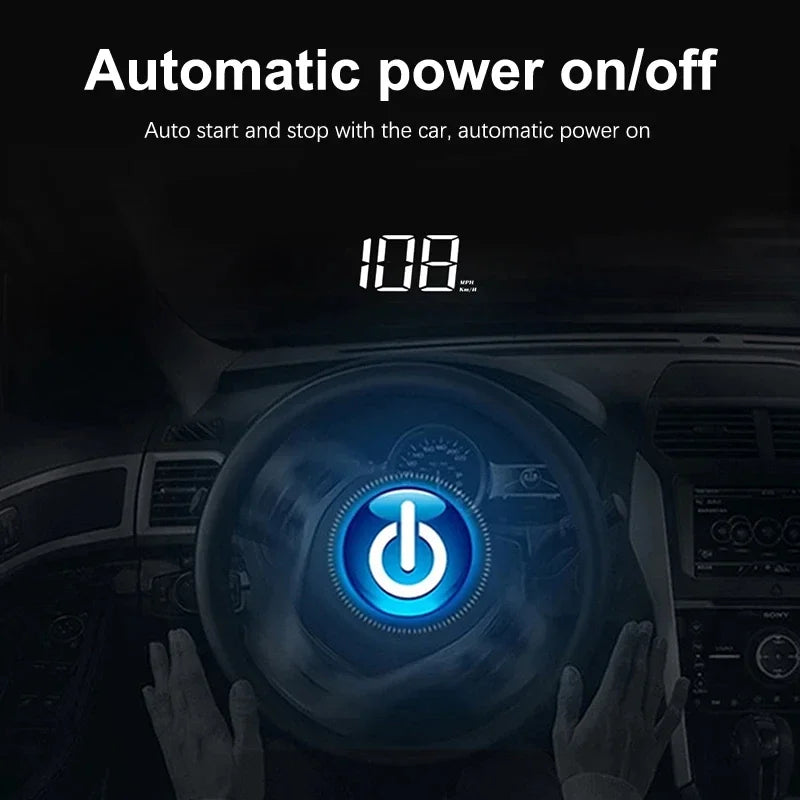 Projecteur de Vitesse Tête Haute pour Tableau de Bord