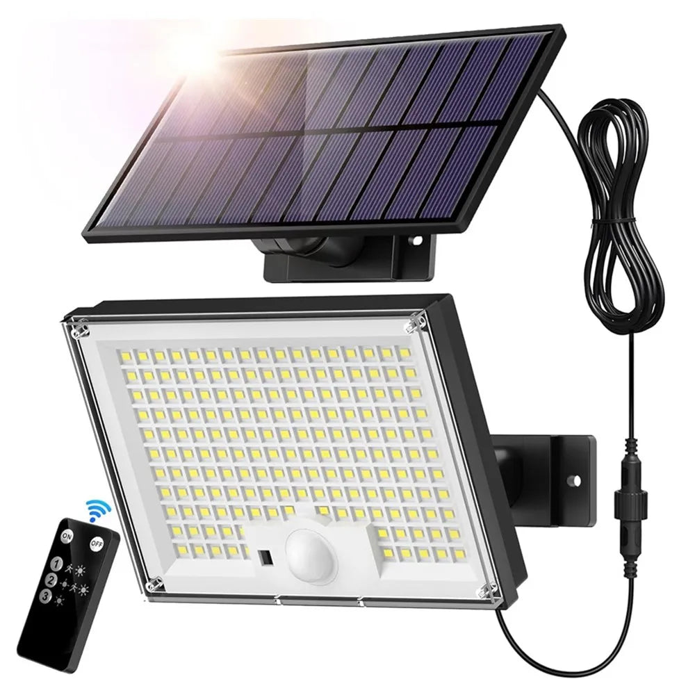 Lampe Solaire 172 LED avec Télécommande