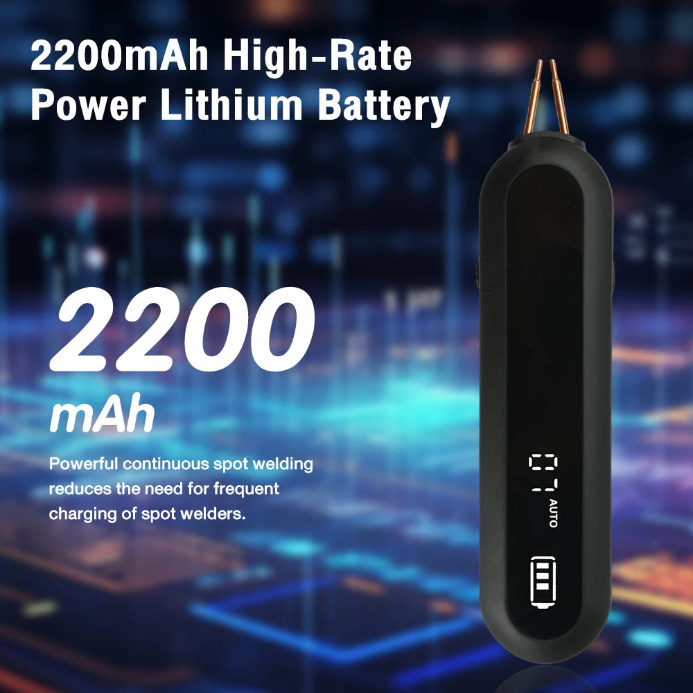 Mini Soudeuse par Points Portable – 12 Vitesses Réglables avec Éclairage LED