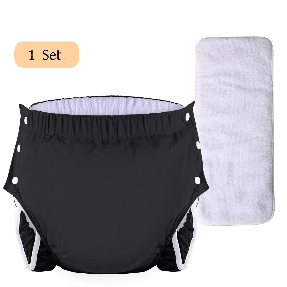 Couche-Culotte d’Incontinence Adulte Lavable en Coton – Réutilisable, Anti-Fuite, Confortable pour Homme et Femme